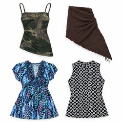 Y2K Grunge Vibe Tops 10 pcs At 1507