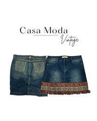 310826-14 Denim midi skirts 15 pcs