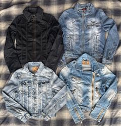 Veste en jean zippée 18 pièces