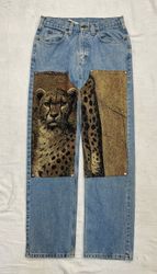Upcycle Carhartt Jeans With Tapestry (Dv-9-103)