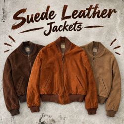 Man Suede Leather Vintage pieces