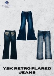 Y2K Retro Flared Jeans - EV2447