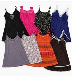Y2k Women's Strappy Camisoles and Lace Tops