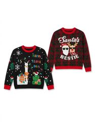 (FV-2598) Vintage style Christmas Knitwear | Novel..