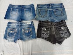 CR10596 Y2K Mini Denim Shorts