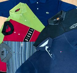 Mixed branded polo shirts