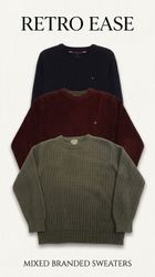 Branded Vintage Mix Sweaters – Tommy Hilfiger, Cha..