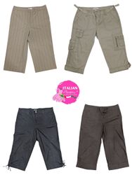 Y2k cotton cargo capris