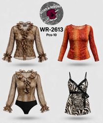 Y2k Animal print tops WR-2613