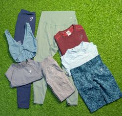 6740 - Gymshark Crop Top,Short,Long and Half Sleev..