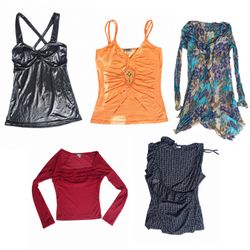 Débardeur Y2K mélangé, haut, robe, jupe