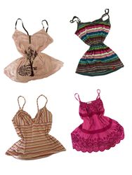 Y2K Pink Graphic Print Cami Tops-ST-186
