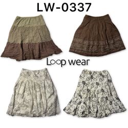 Y2K Floral Midi-Röcke