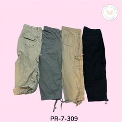 Women's Y2K Cargo Capri Pants – Utility Pocket Cro..