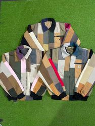 Upcycle Carhartt multi color Box jacket
