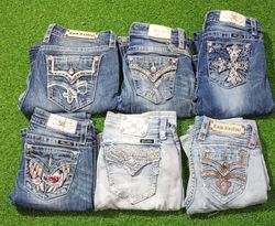 MISS ME , ROCK REVIVAL JEANS  (M 006)