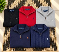 Ralph Lauren Quarter-Zip & Cable Knit Sweaters
