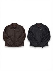 (FV-2410)     Leather Jackets – Classic 90s Menswe..