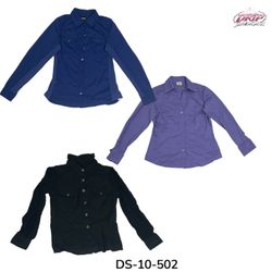 Blouses et chemises décontractées en coton pour fe..