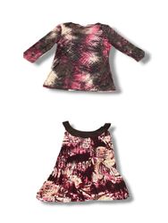 (FV-2161) Y2K Red & Burgundy Tops Mix | Ruched Mes..