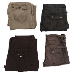 🔥 Calças Cargo Unissex | Moda de Rua com Múltiplo..