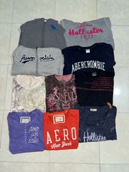 hollister american eagle pink y2k mix top