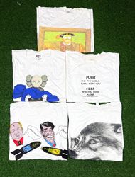 Vintage single stitch White Printed T-Shirts ak819