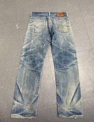 Faded washed jeans bootcut