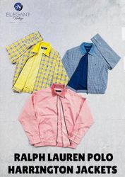 UPCYCLED Ralph Lauren Polo Harrington Jackets - EV..