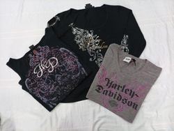 CR10493 Vintage Harley Baby Tees