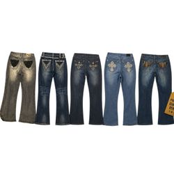 Flared jeans