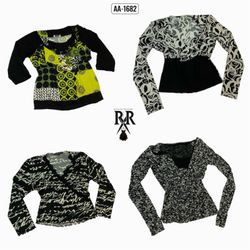 Y2K Black Gothic Mix Tops (AA-1682)