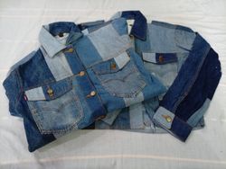 CR10704 Upcycled Levi’s Cropped Jackets