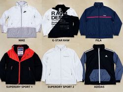 6 PCS Branded Wind Breaker Super dry,Nike,Adidas,F..