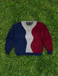 Upcycle Nike three layer Crewneck Sweatshirts