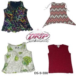 Y2K Sleeveless Printed Blouse For Trendy Looks (DS..