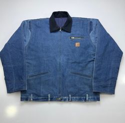 Veste de travail en denim Carhartt recyclée