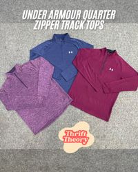 🔴 Under Armour Quarter Zipper Track Tops - (25/09..