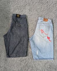 ***Y2K Hip Hop Baggy Shorts – Oversized Streetwear..