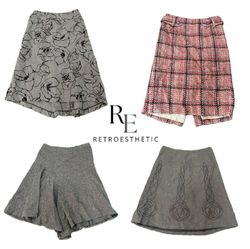 Y2k Corduroy Midi Skirts RE-3603