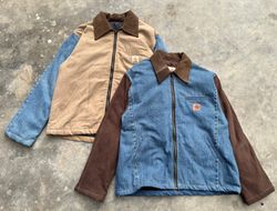 Upcycled Denim + Carhartt Detroit Jacket