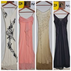 Women's Vintage Embellished Dresses