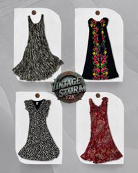 Y2K Grunge Poly Dress