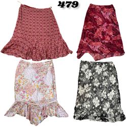 All - Style Floral Printed Skirts #(TBO 479).