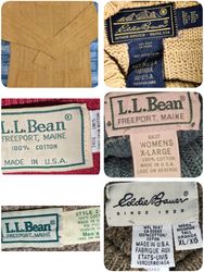 Vintage heavy knit sweaters