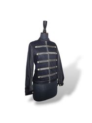 UPCYCLED MILITARY DENIM & CARGO JACKET