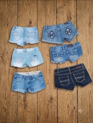 Y2k denim sexy shorts (S-34)