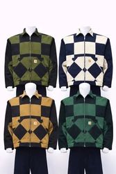CR1314 “Checker Forge” Upcycled Patchwork Jacket