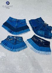 UPCYCLED Denim Skirts - EVR0544