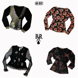 Y2K Black Gothic Full Sleeve Tops (AA-1517)